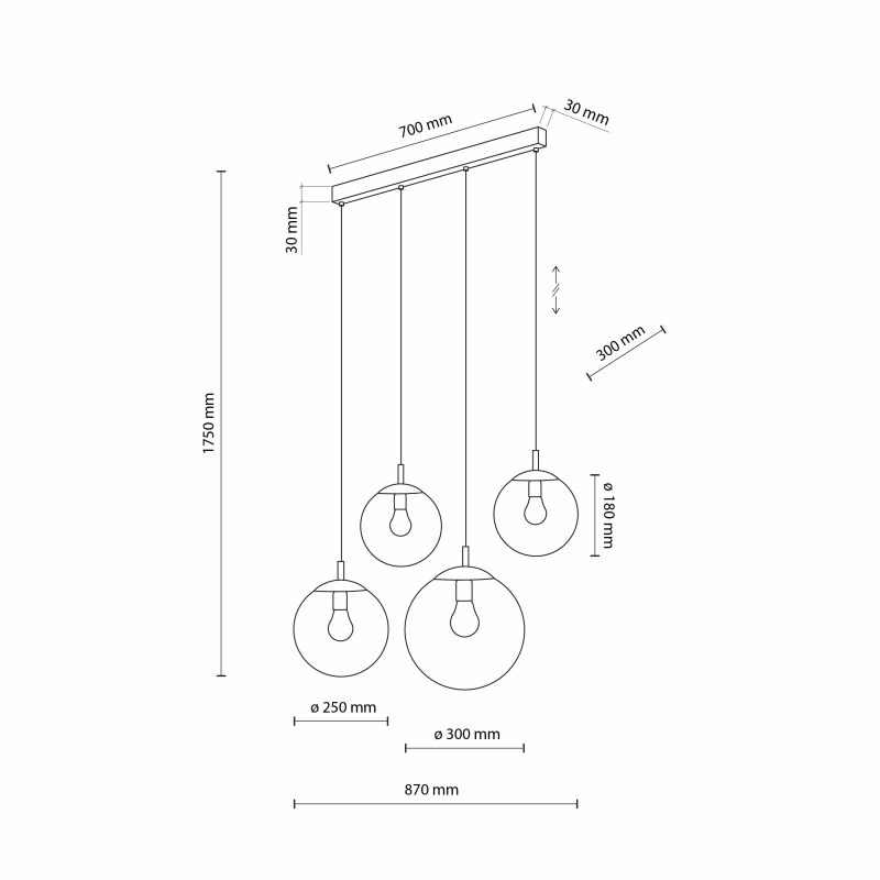 Lampa wisząca ESME MIX 4795