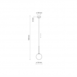 Lampa wisząca MARTIN BLACK / WHITE 4502