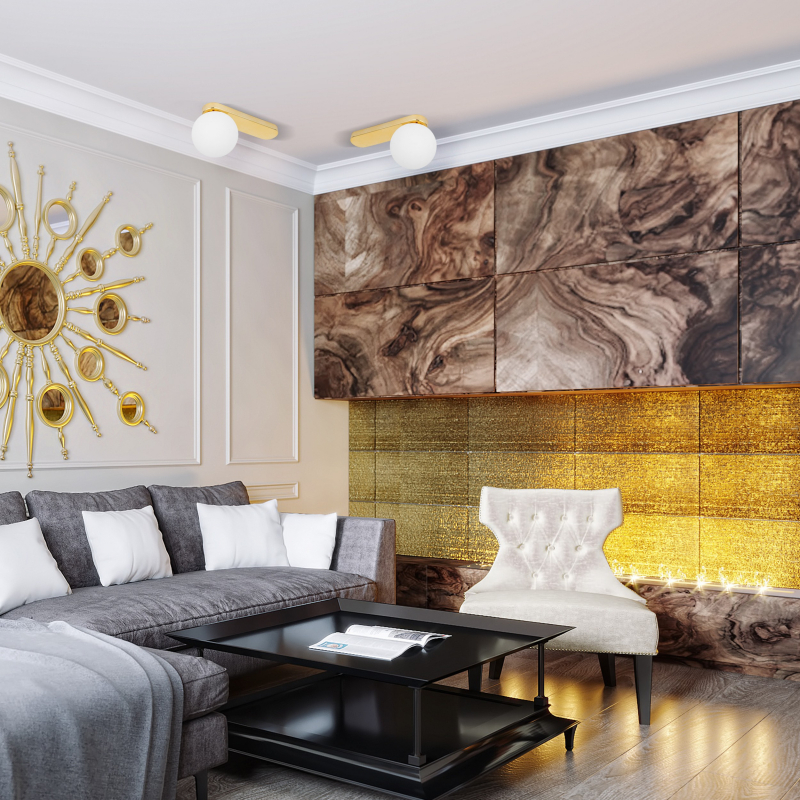 Lampa sufitowa BIANCA GOLD 4698