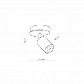 Lampa sufitowa COVER WOOD 4673