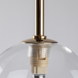 Lampa wisząca NILOS BLACK / GOLD 5941