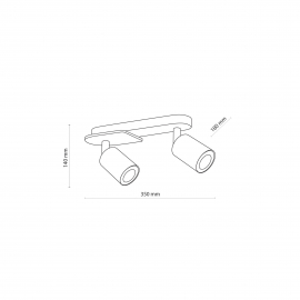 Lampa sufitowa COVER WOOD 4674