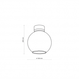 Lampa sufitowa DEVI AMBER 4741