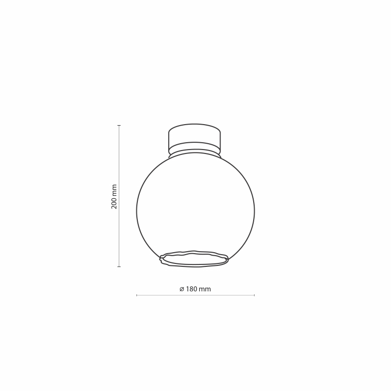 Lampa sufitowa DEVI AMBER 4741