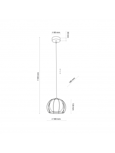 Lampa wisząca BENIAMIN 4811