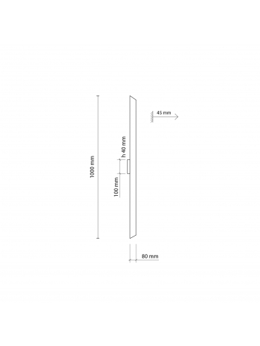Kinkiet NAVI BROWN LONG 4512