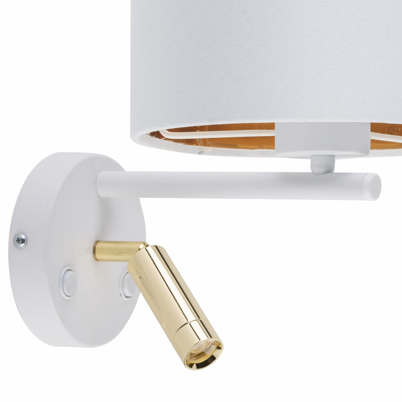 Kinkiet HILTON WHITE/GOLD 5361