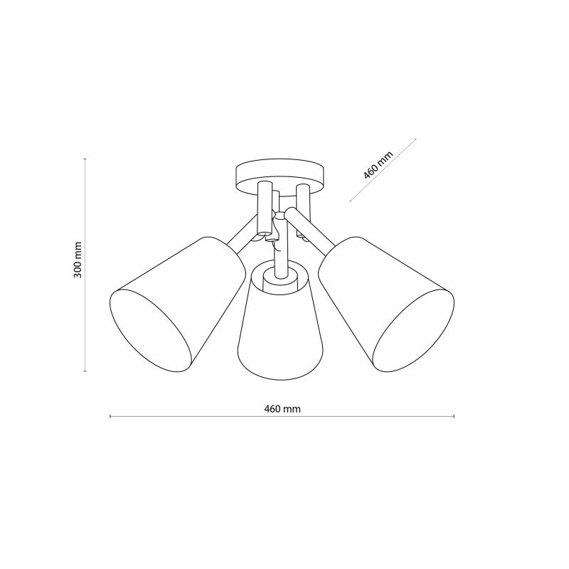 Lampa sufitowa VAIO NATURE 574