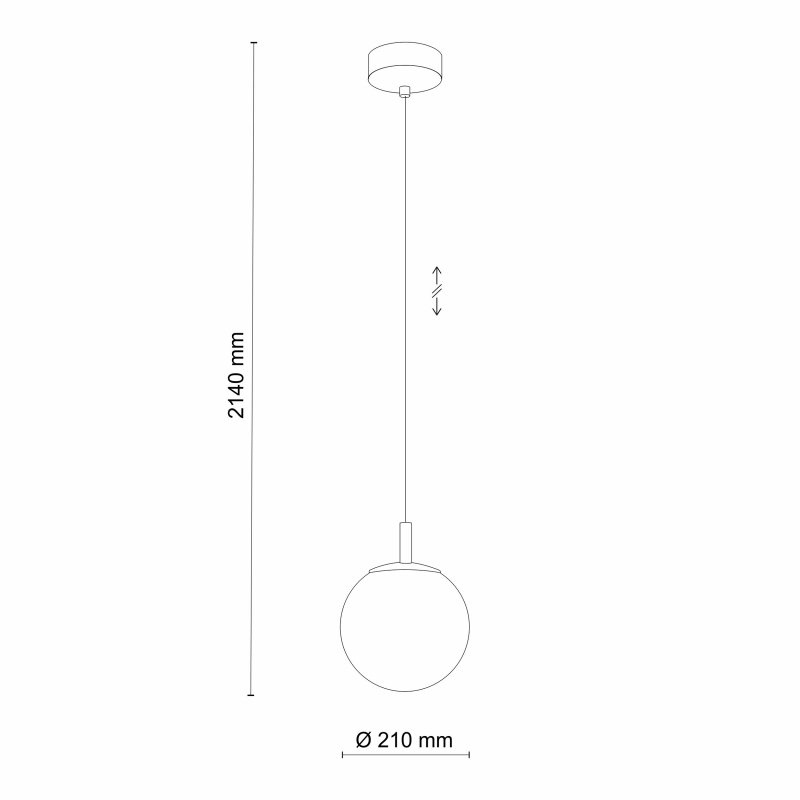 Lampa wisząca CADIX GOLD 4609