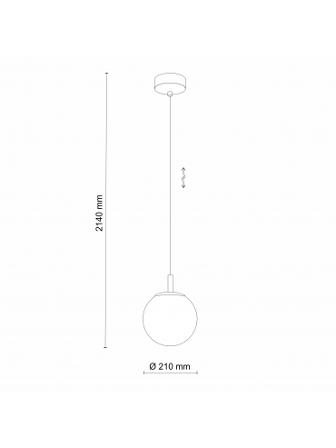 Lampa wisząca CADIX GOLD 4609