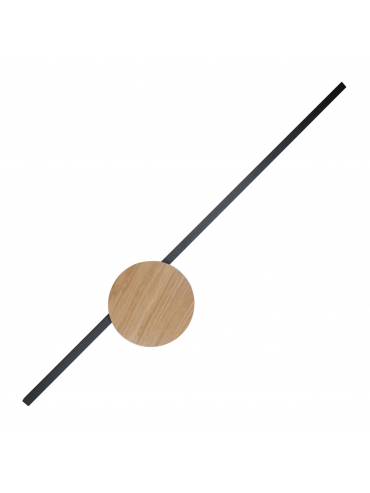 Kinkiet JAVA II BLACK WOOD 1441