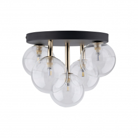 Lampa sufitowa NILOS BLACK / GOLD 758