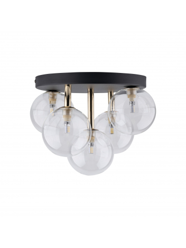 Lampa sufitowa NILOS BLACK / GOLD 758