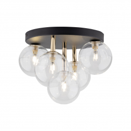 Lampa sufitowa NILOS BLACK / GOLD 758