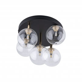 Lampa sufitowa NILOS BLACK / GOLD 758