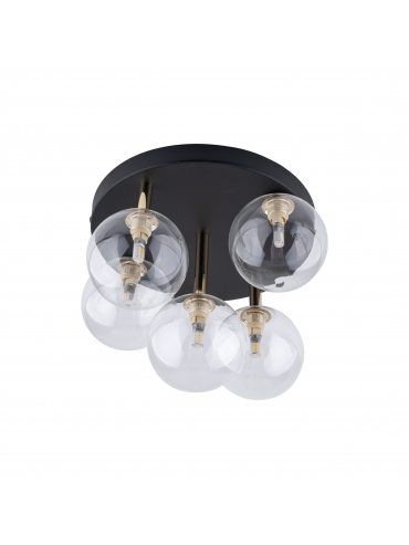 Lampa sufitowa NILOS BLACK / GOLD 758