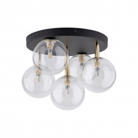 Lampa sufitowa NILOS BLACK / GOLD 758