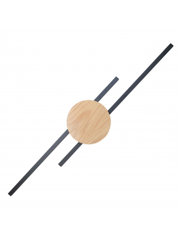 Kinkiet JAVA BLACK WOOD 1369