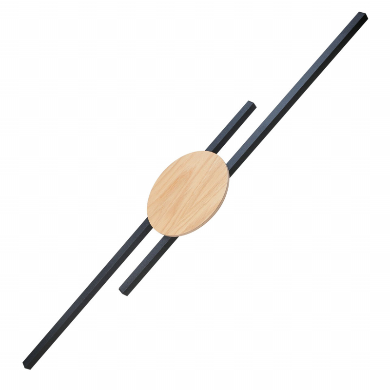 Kinkiet JAVA BLACK WOOD 1369