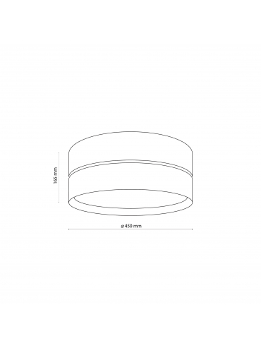 Lampa sufitowa HILTON WHITE/GOLD 4772