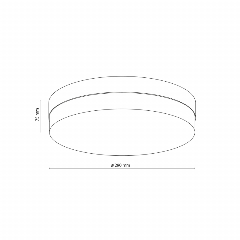 Lampa sufitowa PORI BLACK 862