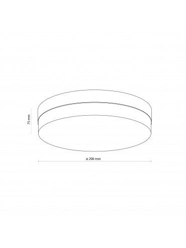 Lampa sufitowa PORI BLACK 862