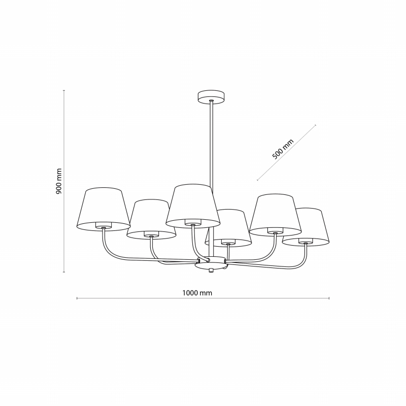 Lampa sufitowa CHICAGO LINEN 3999