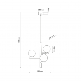 Lampa wisząca ESTERA WOOD 6799