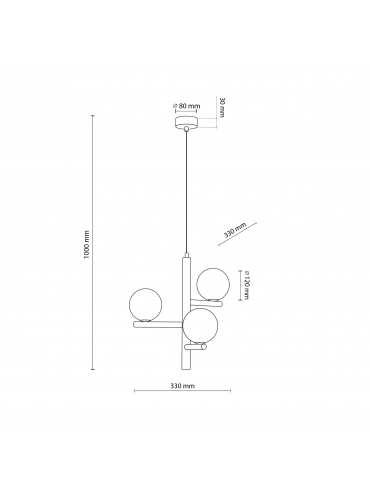 Lampa wisząca ESTERA WOOD 6799