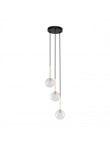 Lampa wisząca NILOS BLACK / GOLD 5942
