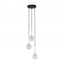 Lampa wisząca NILOS BLACK / GOLD 5942