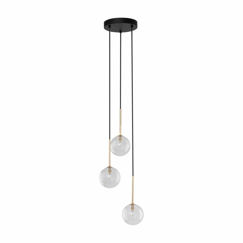 Lampa wisząca NILOS BLACK / GOLD 5942