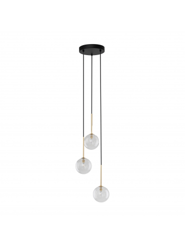 Lampa wisząca NILOS BLACK / GOLD 5942