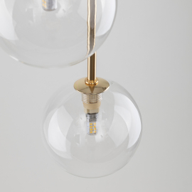 Lampa wisząca NILOS BLACK / GOLD 5942
