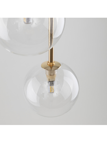 Lampa wisząca NILOS BLACK / GOLD 5942