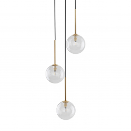 Lampa wisząca NILOS BLACK / GOLD 5942