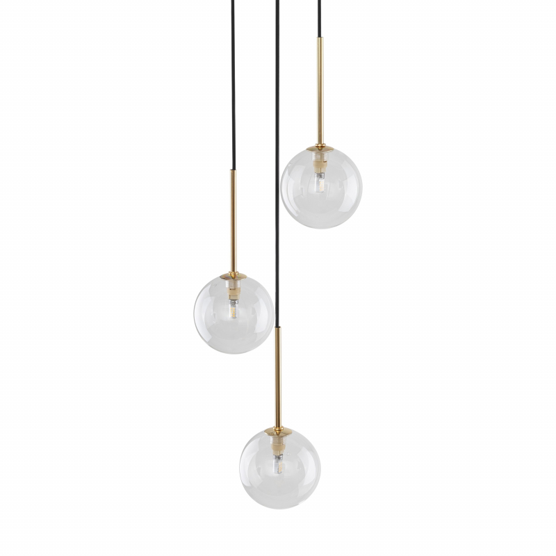 Lampa wisząca NILOS BLACK / GOLD 5942