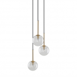 Lampa wisząca NILOS BLACK / GOLD 5942