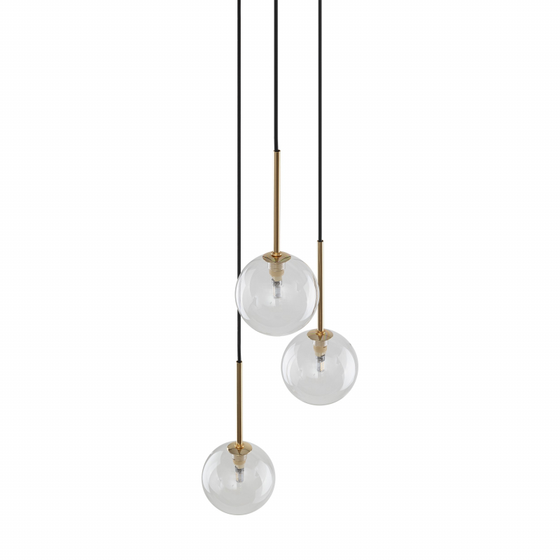 Lampa wisząca NILOS BLACK / GOLD 5942