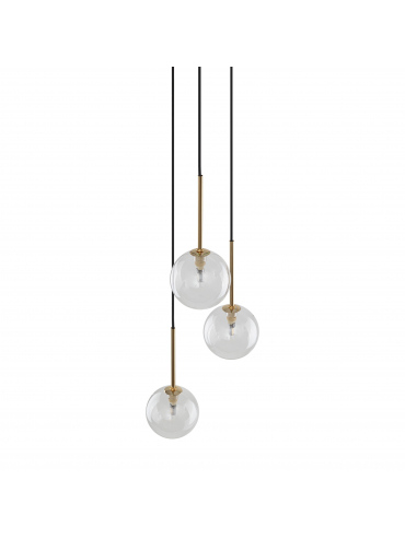 Lampa wisząca NILOS BLACK / GOLD 5942