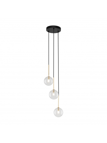 Lampa wisząca NILOS BLACK / GOLD 5942