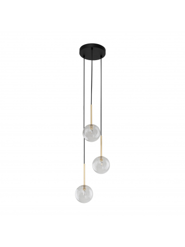 Lampa wisząca NILOS BLACK / GOLD 5942