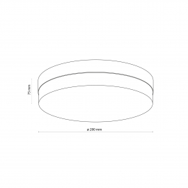 Lampa sufitowa PORI WHITE 864