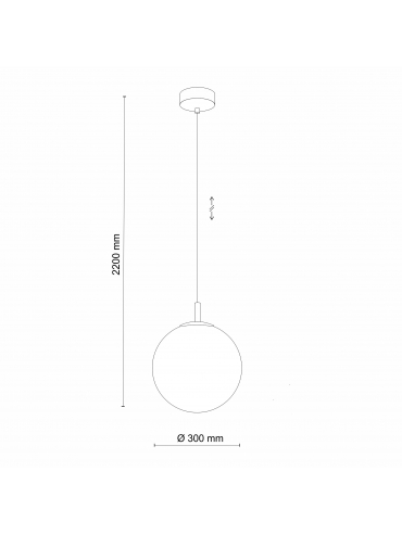 Lampa wisząca CADIX GOLD 4610