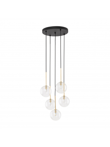 Lampa wisząca NILOS BLACK / GOLD 5943