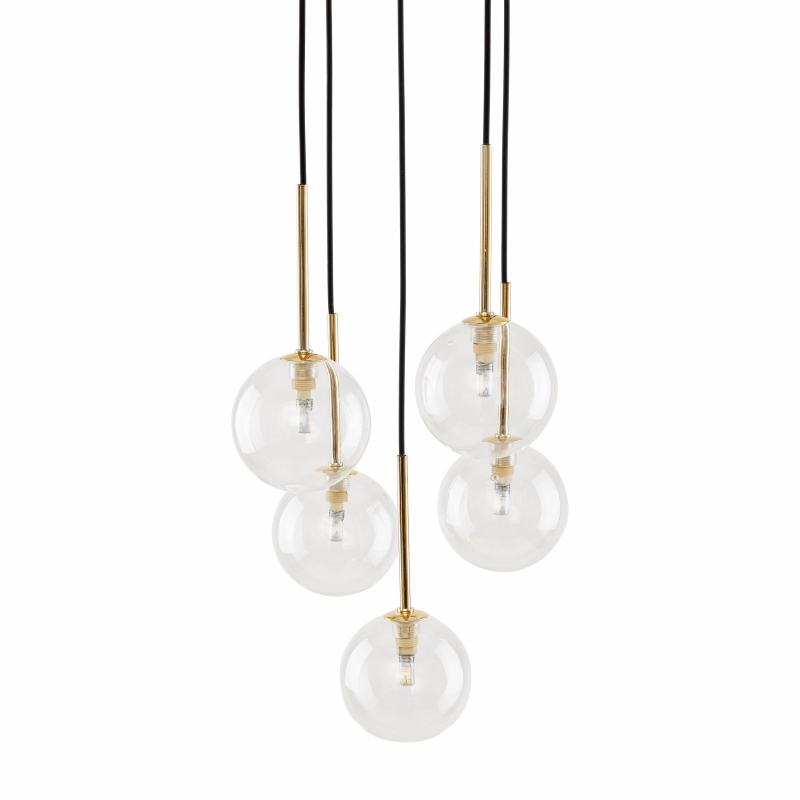 Lampa wisząca NILOS BLACK / GOLD 5943
