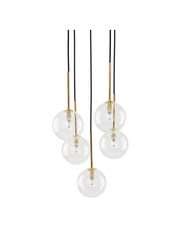 Lampa wisząca NILOS BLACK / GOLD 5943