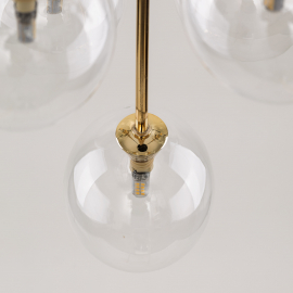Lampa wisząca NILOS BLACK / GOLD 5943