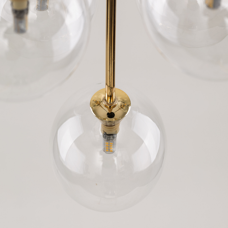 Lampa wisząca NILOS BLACK / GOLD 5943