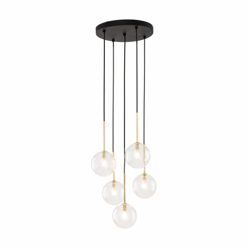Lampa wisząca NILOS BLACK / GOLD 5943